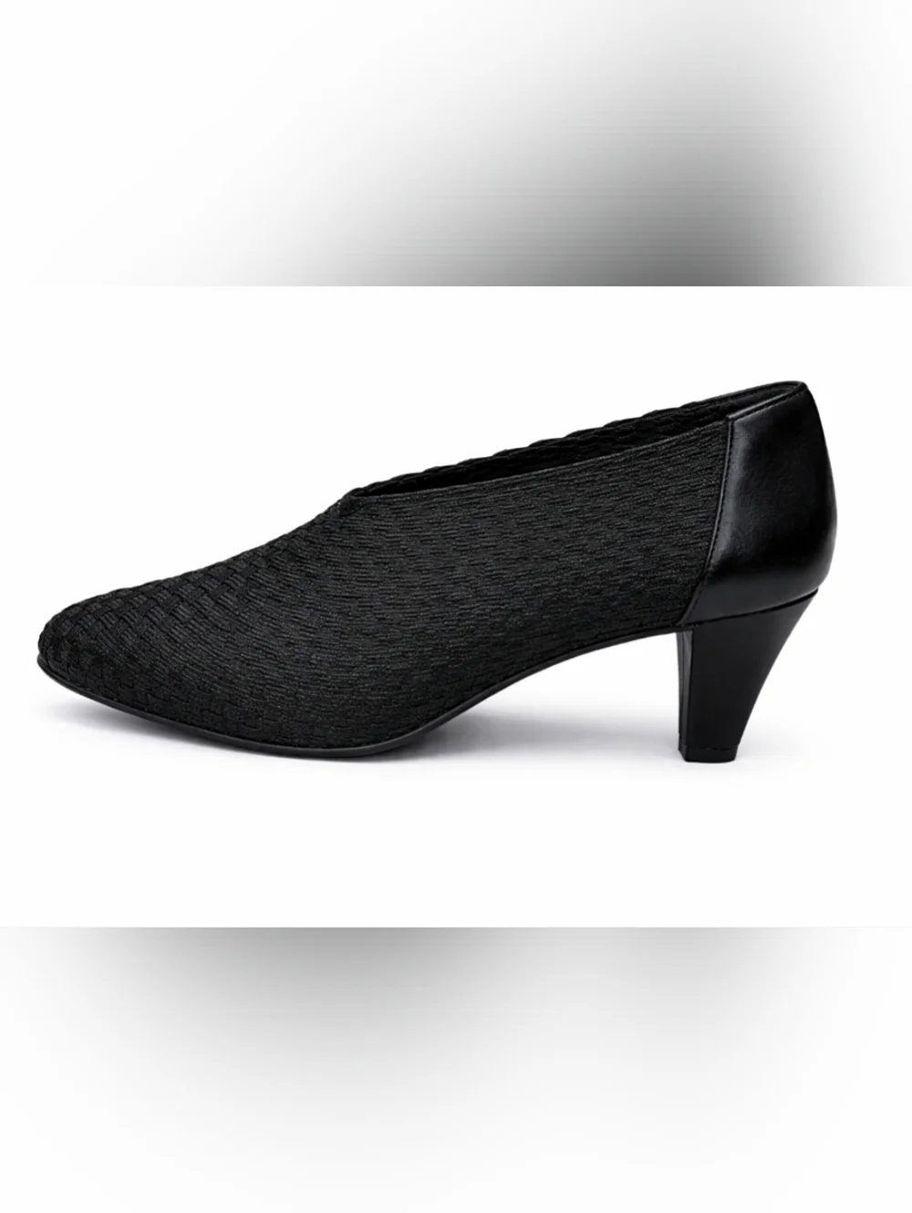 comfortview women's US 7.5 fold mid black